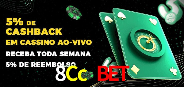 Promoções do cassino ao Vivo 8Cc Bet